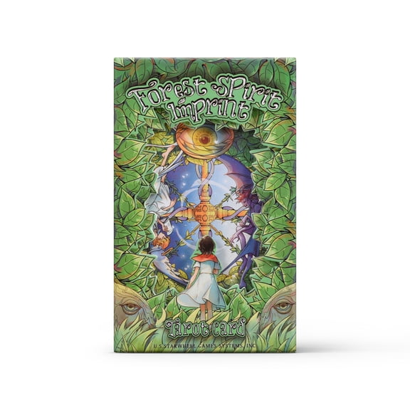 Forest Spirit Imprint Tarot Deck | Enchanted Anime-Inspired RPG Fantasy Cards | Deluxe & Tin Edition | Oracle of Nature Magic Divination