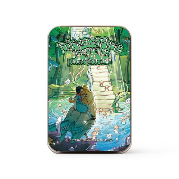 Forest Spirit Imprint Tarot Deck | Enchanted Anime-Inspired RPG Fantasy Cards | Deluxe & Tin Edition | Oracle of Nature Magic Divination