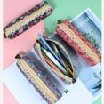 thumbnail image 1 of Forest Style Elegant Pencil Case Korean Stationery Bag Canvas Pen Pouch Student Supply Writing Tool Organizer, 1 of 5