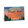 thumbnail image 1 of Forest Sunset Thank You Note Card - 10 Boxed Cards & Envelopes - 14377-1, 1 of 3
