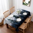 thumbnail image 1 of Forest Table Cloth Waterproof Tablecloths, Dark Blue Fall Bird Vintage Farmhouse Tree Tablecloth Dining Table Cover for Kitchen Party Tabletop Outdoor, Rectangle Tablecloth 52x70 Inch, 1 of 9