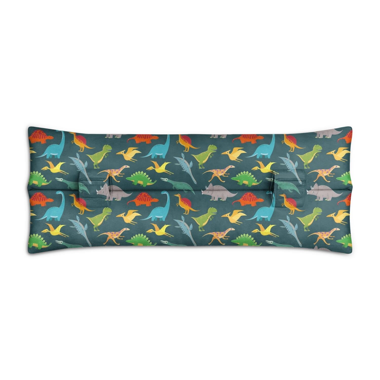 Forest Theme Dinosaur Seat Belt Pillow - Post Surgery Chest Protector - Natural & Soothing Dino Cushion