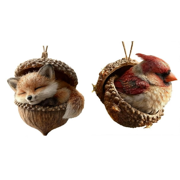 Handcrafted Resin Animal Ornaments with Artistic Design, Artistic Creature Decorations for Home Decoration and Seasonal Display