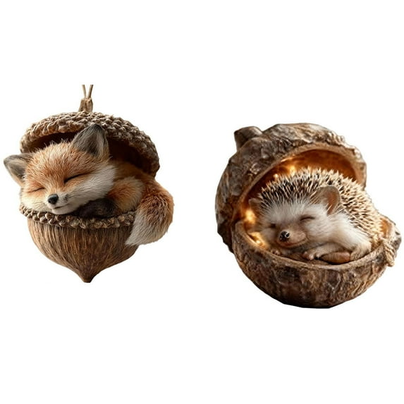 Handcrafted Resin Animal Ornaments with Artistic Design, Artistic Creature Decorations for Home Decoration and Seasonal Display