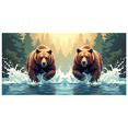 thumbnail image 1 of Forest Themed Tribal Pattern Banner with Bear Element Party Decorations Backdrop Background for Wilderness Themed Parties Camping Events Rustic Gatherings and Nature Inspired Celebrations, 1 of 7