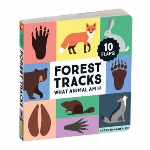 Pre-Owned Forest Tracks: What Animal Am I? Lift-The-Flap Board Book (Hardcover) 0735374708 9780735374706