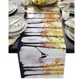 thumbnail image 1 of Forest Tree Bird Table Runners Dinner Table Rustic Home Decor Wedding Tablecloth Kitchen Table Runner Placemat, 1 of 5