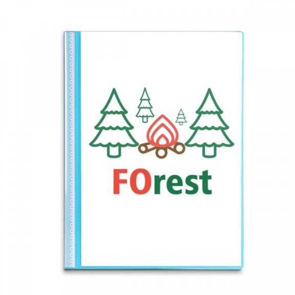 Forest Tree Life Rest Art Deco  Fashion Book Sheet Protectors Portfolio Binder Folder