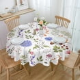thumbnail image 1 of Herb Plant Flower Round Tablecloth Wedding Hotel Table Cover Holiday Dining Table Waterproof Tablecloth, 1 of 6