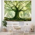 thumbnail image 1 of Forest Tree Tapestry Majestic Tapestry Large Nature tapestries Wall Hanging for Bedroom and Living Room Tree 80×60 Inches, 1 of 7
