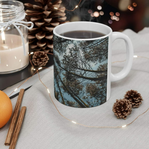 Forest Trees Ceramic Mug, 11oz