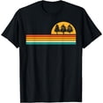 thumbnail image 1 of Forest Trees Wildlife Retro Outdoor Nature T-Shirt, 1 of 4