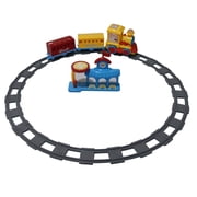 Forest & Twelfth Kids Train Engine Set w/ Track, Station & Train Cars - Battery Operated Travel Train with Realistic Rail Road Sounds & Lights - Develops Skills, Boosts Creativity and Fun Play