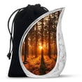 thumbnail image 1 of Forest Urn for Ashes Adult Female, Large Urn, Funeral Cremation Urns for Males, Decorative Urn for Human Ashes, Burial Urns, Cremation Urn for Human Ashes, Burial Urns for Adult Human Ashes 10 Inch, 1 of 2