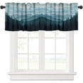 thumbnail image 1 of Forest Valance Curtains Nature Green Misty Forest Tree Art Printed Rod Pocket Curtain Valance for Kitchen Bedroom Living Room Decor 1 Panel W54xL18 Inch, 1 of 6