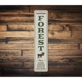thumbnail image 1 of Forest Vertical Novelty Decor, Metal Wall Sign - 4x18 Inches, 1 of 4