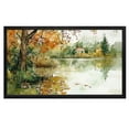 thumbnail image 1 of Forest Wall Art Lakeside Family Rustic Landscape Nature Canvas Art Wall Decor For Bedroom Livingroom Office, 1 of 8