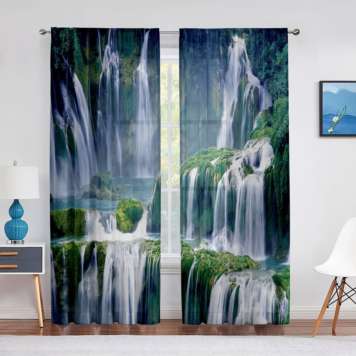 Forest Whisper Quilted Curtains NCU0NNT2396