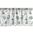 thumbnail image 1 of Ambesonne Forest Valance Pack of 2, Scandinavian Trees Leaves, 54"X18", Green and Multicolor, 1 of 4