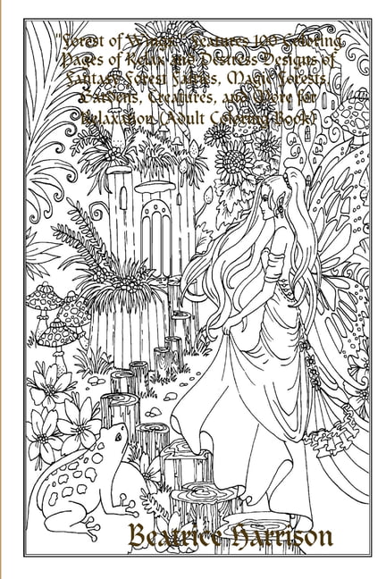 colouring book for adult  With tear out sheets: With tear out sheets  Fantasy colouring book for adult: contributor, creative: 9798392192151:  : Books