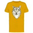 thumbnail image 1 of Forest Wolf Portrait Pencil Art Tee Men's -Image by Shutterstock, 1 of 1