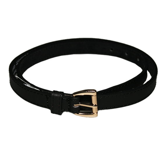 Forest Womens Leather Skinny Belt