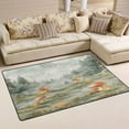 thumbnail image 1 of Forest and Mushrooms Soft Polyester Area Rug 31''x20'', Non Slip, Memory Foam, Water Absorbent, 1 of 7