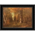 thumbnail image 1 of Forest in Autumn 24x19 Black Ornate Wood Framed Canvas Art by Courbet, Gustave, 1 of 2