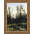 thumbnail image 1 of Forest in spring 24x18 Gold Ornate Wood Framed Canvas Art by Ivan Shishkin, 1 of 2
