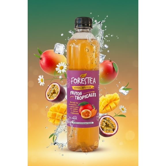 Forestea Tropical Fruits Herbal Infusion No Artificial Colors Low Sugar