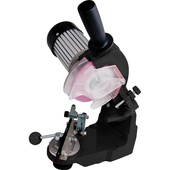 Forester Bench Grinder - Chainsaw Chain Sharpener Electric Chain Saw Sharpening Tool-Vise Mount Wall or Mount Saw Chainsaw Sharpeners Chainsaw Sharpening Kit Chain Saw Sharpening Tools