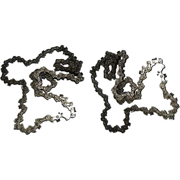 Forester Chainsaw Replacement Chain Pole Saw 10 Inch Fits Saws 3/8 Inch LP Pitch .043 gauge 40DL 2 Pack Compatible with Craftsman and Poulan