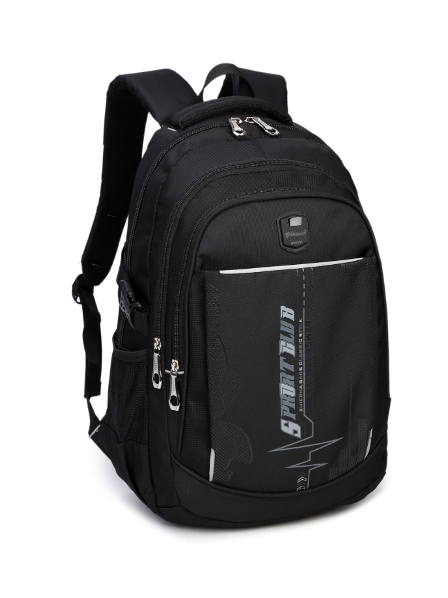 Forestfish Black Backpack for Teen Boys Girls,Business Backpack for