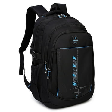 Forestfish Blue Backpack for Teen ,Business Backpack for Mens Women Waterproof Lightweight Middle School Bag