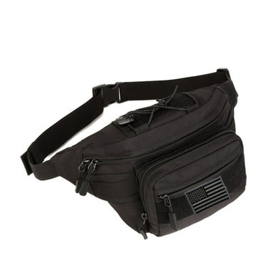 Outdoor Products Essential 2 Ltr Waist Pack Fanny Pack, Black, Unisex ...