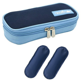 SITHON Pill Bottle Organizer Medicine Storage Bag Medication Travel  Carrying Case Manager with Handle, Fixed Pockets for Medications, Vitamins