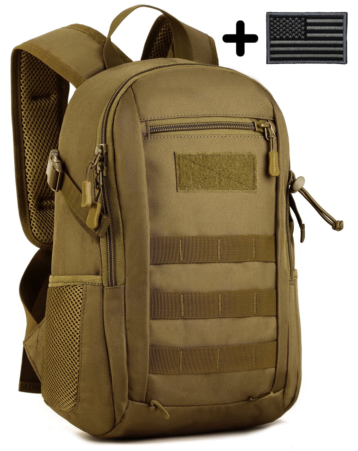 Forestfish Adult s Large Computer Backpack Waterproof Nylon 12L Travel Bag Brown Walmart