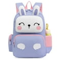 thumbnail image 1 of Forestfish Rabbit Cute Daycare Backpack, Mini Backpack for 2-4 Purple, 1 of 7