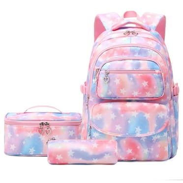 Phaoullzon Girls Bow Backpack With Lunch Box For School Coquette Bookbag Kawaii Dance Bag | Kids' Backpacks