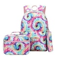 thumbnail image 1 of Forestfish Tie Dye Backpack Set for Teen with Lunch Bag and Pencil Case Water Resistant Lightweight Large Bookbag, 1 of 8