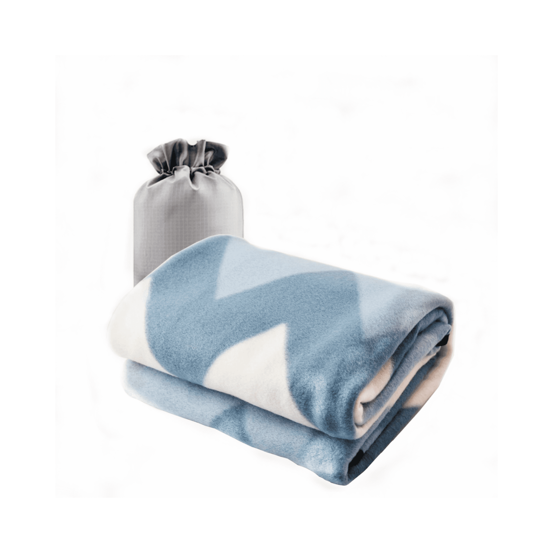 Forestfish Travel Light Weighted Blanket ,Twin/Full Size Fleece Throws
