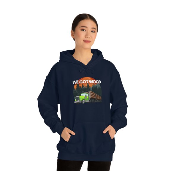 Forestry Logging Lumberjack Truck Driver Hoodie