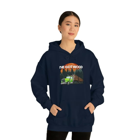Forestry Logging Lumberjack Truck Driver Hoodie
