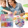 thumbnail image 1 of Forestry Shifting Watercolor Painting Set, 40 Colors Watercolor Painting Set, Metallic Watercolor Paint Set, Glitter Watercolor Paint for Kids Students Beginners Painting Tools, 1 of 9