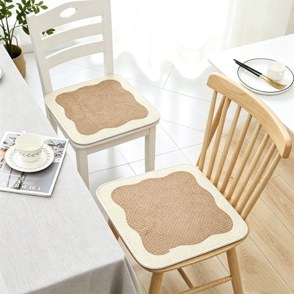 Forestwhale 19.7" Ice Silk Seat Cushion Breathable Cooling Pad for Office Chair Non- Bottom for Computer Desk & Gaming