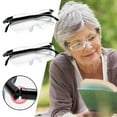 thumbnail image 1 of Forestwhale 2-Pack 160% Magnifying Reading Glasses Clear Rimless Magnifier Eyeglasses for Close Work Sewing Crafts and Reading Lightweight Comfortable Magnification Eyewear, 1 of 7