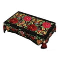 thumbnail image 1 of Forestwhale 60x120 Inches Mexican Fiesta Tablecloth Reusable Rectangle Table Covers with Art Floral for Cinco de Mayo Taco Night Birthdays Mexican-Themed Party Supplies, 1 of 9