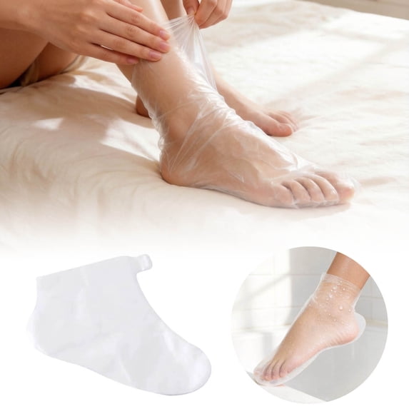 Forestwhale Disposable Shoe Covers 100pcs Non- Elastic Booties for Clean Rooms Home Visits Dustproof Protective Foot Covers for Guests Travelers Universal Fit