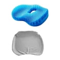 thumbnail image 1 of Forestwhale Honeycomb Gel Seat Cushion Extra Large Breathable Pressure Relief Pad with Washable Cover for Office Chair Wheelchair 16.1"x13", 1 of 8