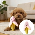 thumbnail image 1 of Forestwhale Interactive Squeaky Dog Toy 5.5in Banana Shaped Plush Chew Toy for Puppies Teething Relief & Playtime Fun, 1 of 5
